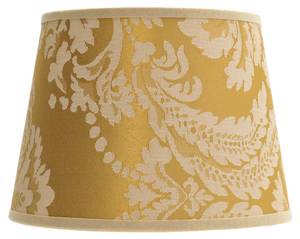 Lampenschirm WILLOW Gold - Textil - 19 x 14 x 19 cm