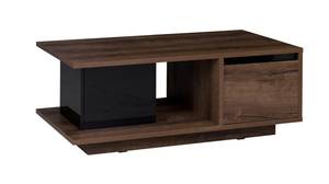 Couchtisch DEVERTTI Schwarz - Holzwerkstoff - 120 x 46 x 65 cm