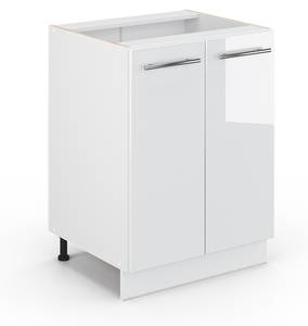 Meuble bas de cuisine Fame-Line 33499 Blanc brillant - Blanc