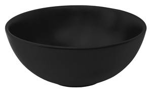 lavabo Ø 32x13,5 cm noir Noir - Céramique - Métal