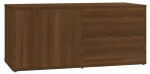 TV-Schrank D616 Eiche Schwarzbraun Dekor