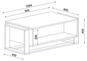 Table basse Dlotjone Noir