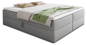 Boxspringbett Base Grau - Breite: 140 cm