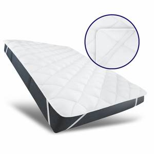 Surmatelas 120x200 - certifié oeko tex Blanc - Textile - 120 x 3 x 200 cm