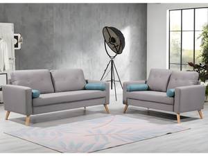 Couchgarnitur TATUM 2er-Set Grau