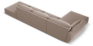 Ecksofa KAELLE 5 Sitzplätze Sandbraun