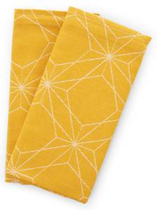 2er Set Geschirrtücher Lissabon Gelb - Textil - 50 x 1 x 70 cm