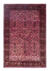 Designer Teppich - 300 x 194 cm - rosa Pink - Kunststoff - 194 x 1 x 300 cm