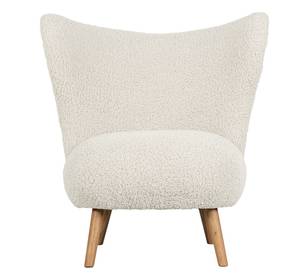 Fauteuil design Celine Beige - Textile - 80 x 83 x 80 cm