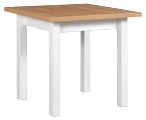 Esszimmer Set Bos 14 4-teilig Grau - Weiß - Holzwerkstoff - 80 x 94 x 80 cm