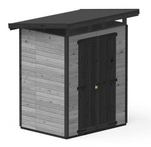 Holz Gartenhaus StrongBox M Grau