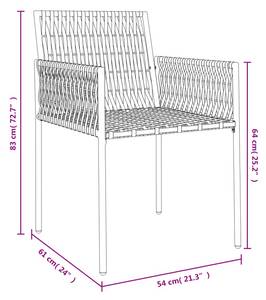 Gartenstuhl 3028938-2 (4er Set) Braun