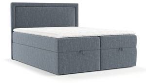 Premium Boxspringbett Pao Blau - Breite: 200 cm