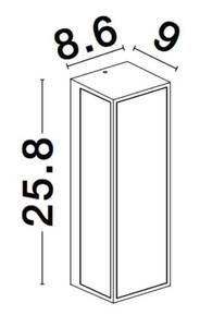 Wandleuchte SORREN Höhe: 26 cm