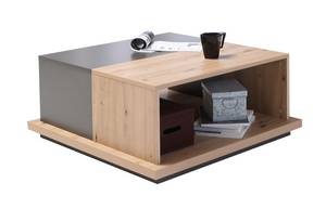 Table basse bicolore bois marron et gris Marron - Bois manufacturé - 90 x 40 x 90 cm