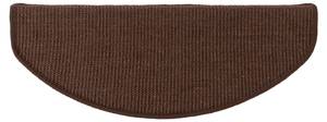 Sisal-Stufenmatte Premium Dunkelbraun - 24 x 65 cm