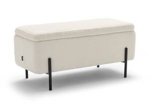 Banc design Kos Blanc - Textile - 100 x 46 x 44 cm