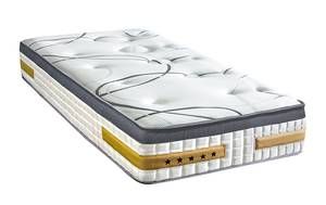 Matelas Linkoping 120x190 Blanc - Textile - 120 x 24 x 190 cm