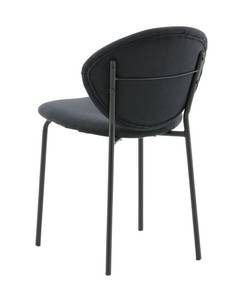 Chaise de salle à manger Vault lot de 2 Noir