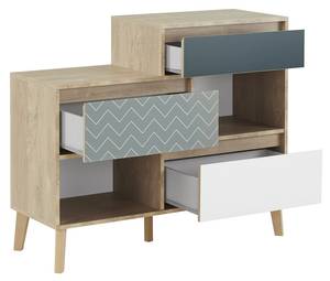 Kommode LARVIK Beige - Holzwerkstoff - 40 x 93 x 110 cm