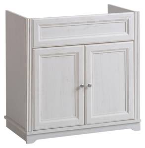 Armoire sous lavabos PALACE CUW80 2D Blanc - Bois manufacturé - 80 x 79 x 46 cm