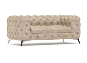 Chesterfield Sofa 2-Sitzer Marko Beige