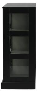 Vitrinenschrank LOCK SC120 2D Schwarz - Holzwerkstoff - 120 x 95 x 40 cm