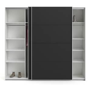 Schiebetürenschrank Veto B243 Schwarz - Holz teilmassiv - 243 x 221 x 61 cm