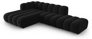 modulares Ecksofa LUPINE 5 Sitzplätze Schwarz