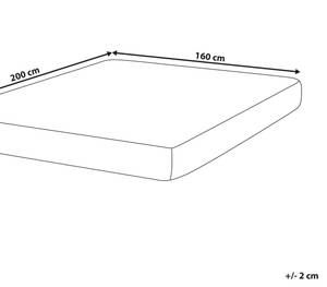 Matelas FANCY Largeur : 160 cm - D2 souple