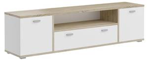 Sideboard Cosmo Weiß - Holz teilmassiv - 181 x 49 x 40 cm