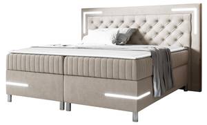 Boxspringbett Tango 5 Beige - Breite: 192 cm