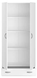 Armoire Orlando Blanc - Bois manufacturé - 39 x 171 x 78 cm