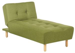 Chaise longue ALSTEN Marron - Vert - Textile - 163 x 41 x 163 cm