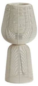 Tischleuchte Aboso Weiß - Durchmesser Lampenschirm: 18 cm