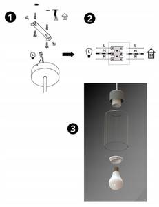 Hennig Pendelleuchte IV Tiefe: 60 cm