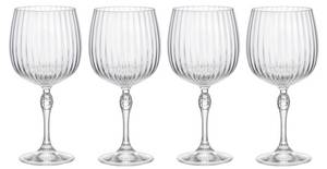 Gin-Tonic-Glas America 20's 4er Set Naturfaser - 2 x 23 x 11 cm