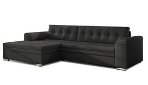 Ecksofa FORTI Schwarz - Ecke davorstehend links