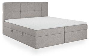 Boxspringbett Mokpo Hellgrau - Breite: 144 cm