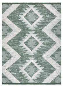 Tapis Eco Sizal Boho Moroc Diamants Vert - Textile - 175 x 1 x 270 cm