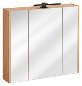 Armoires de toilette MADERA MC80 3D Beige - Bois manufacturé - Matière plastique - 80 x 72 x 16 cm