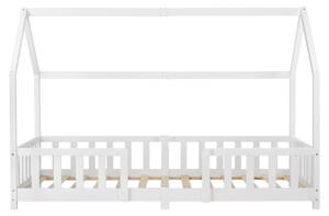 Kinderbett Sisimiut Weiß - 96 x 140 x 207 cm