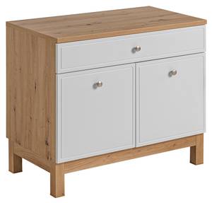 Schrank unter waschbecken SAMOA CUW60 2 Weiß - Holzwerkstoff - Kunststoff - 60 x 75 x 50 cm