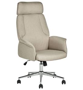 Bürostuhl PILOT Beige - Silber