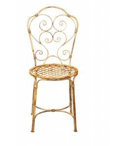 Chaise de Jardin Shabby Chic Blanc