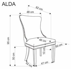 Stuhl Alda Grau