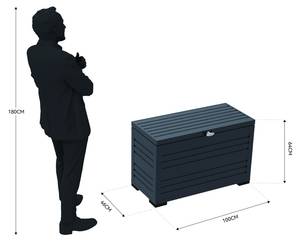 Gartenbox Aufbewahrungsbox 284 100 x 64 x 46 cm