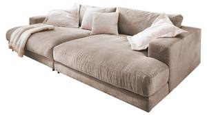 KAWOLA Big Sofa MADELINE Cord Taupe - Tiefe: 170 cm