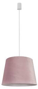 Lustre suspension AILEENE Rose foncé - Blanc - Métal - Textile - 44 x 176 x 44 cm