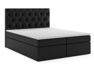 Boxspringbett BLANO 180 cm cm CC Schwarz Schwarz - Holzwerkstoff - 180 x 123 x 217 cm